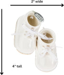 Ivory Baby Shoe Ornament Babys First Christmas Boy or Girl Ornament Cream Porcelain Baby Booties, Can Be Personalized, with Gift Box (2025) by TinyTreasures Baby Boutique