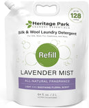 Heritage Park Luxury Laundry Detergent | Dermatologist Tested Plant based Natural & Enzyme Laundry Detergent | Sensitive Skin Friendly - Lavender Mist (64 fl oz Refill) by TinyTreasures Baby Boutique
