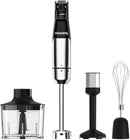 Courant Immersion Handheld Blender,4 in 1 400W Stick Blender, Variable Speed Stainless Steel Blades, Blending shaft Whisk,Chopper,Masher, Beaker Stainless Steel, LED Display by TinyTreasures Baby Boutique
