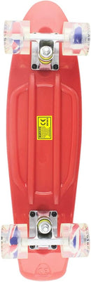 Skateboards Complete 22 Inch Mini Cruiser Retro Skateboard for Kids Boys Youths Beginners by TinyTreasures Baby Boutique