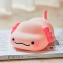 ATSUI Axolotl Night Light, LED Squishy Novelty Animal Lamp, Food Grade Silicone, 3 Level Dimmable, Breastfeeding Nursery Nightlight for Room Decor, Funny Gifts Stuff for Boys Girls Baby Children by TinyTreasures Baby Boutique