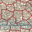 Vintage Map of Kentucky 1893