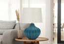 Lighting, Table Lamp, Ceramic, Transitional - Blue by HouseOfZazla