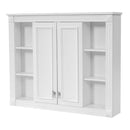 Wall-Mounted Medicine Cabinet With Adjustable Shelf, Soft-Closing Hinges - White by HouseOfZazla