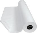 Colorations Dual Surface Paper Roll Classroom Supplies for Arts and Crafts White (36" x 1000') (Item