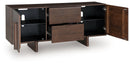 Kydler - Accent Cabinet - Medium Brown
