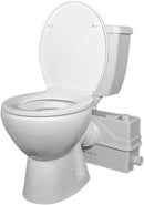 800W/1+HP American Round Macerating Toilet Kit with Macerator Pump for Basement Toilet System, 3-Piece Kit by Lift Assure by CozyNest Decor