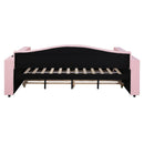 Upholstered Daybed With Storage Armrests, Trundle And Latest Integrated tooth Audio System