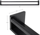 AZSKY Black Nursery Bookshelves for Wall Hanging Kids Bookshelf Baby Book Shelf Organizer Wall Bookshelves Kids Shelves and Storage for Wall Playroom Shelves 36 Inch a Set of 3 Same Sizes by TinyTreasures Baby Boutique