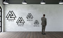 Valknut Metal Wall Art