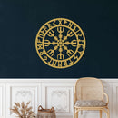 Viking Compass Metal Wall Art