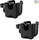 Accmor Stroller Cup Holder with Phone Holder, Bike Cup Holder, Universal Cup Holder for Uppababy Nuna Doona Strollers, 2-in-1 Cup Phone Holder for Stroller, Bike, Wheelchair, Walker, Scooter by TinyTreasures Baby Boutique