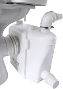 800W/1+HP American Round Macerating Toilet Kit with Macerator Pump for Basement Toilet System, 3-Piece Kit by Lift Assure by CozyNest Decor