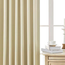 Joydeco Custom Blackout Curtains for Bedroom, 1 Panel Room Darkening Curtains & Drapes for Living Room Window Rod Pocket Back Tab (Custom Size,Light Beige) by TinyTreasures Baby Boutique