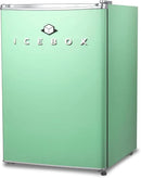 IBCR25MNT Compact, Energy Star Certified Small, Single Door Mini Fridge with Freezer Refrigerator, Large (2.5 cu ft), Mint Green by CozyNest Decor