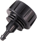 Inner 3/4 inch to Single 1/4 Pipe Joint with Four Black Strainer 6-Point Washers，Garden Irrigation System Used in Gardens,Lawns by GreenHaven Gardens