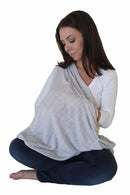 LK Baby Infinity Nursing Scarf Breastfeeding Cover Ultra Soft (3pk Grey/Navy/Black) by TinyTreasures Baby Boutique