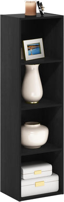 Furinno Luder Bookcase / Book / Storage, 4-Tier Cube, Blackwood by TinyTreasures Baby Boutique