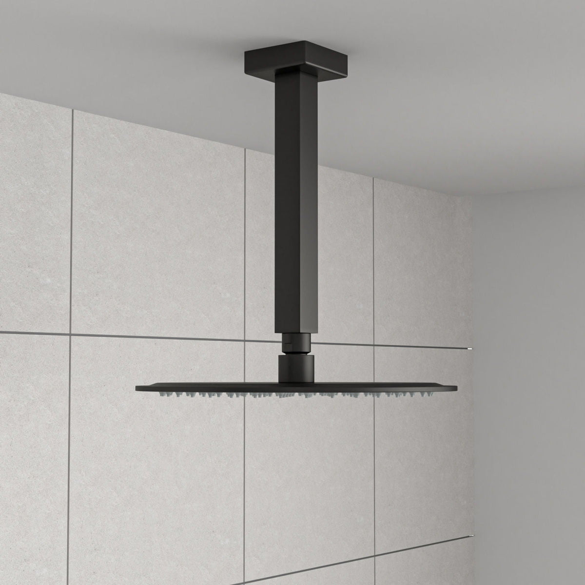 Premium 8" Ceiling Mounted Shower Arm With Flange, photo 8 of 18