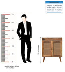 Larissa - T Bar Raised Cabinet - Brown by HouseOfZazla
