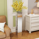 36.02" Tall Mirrored Floor Vase
