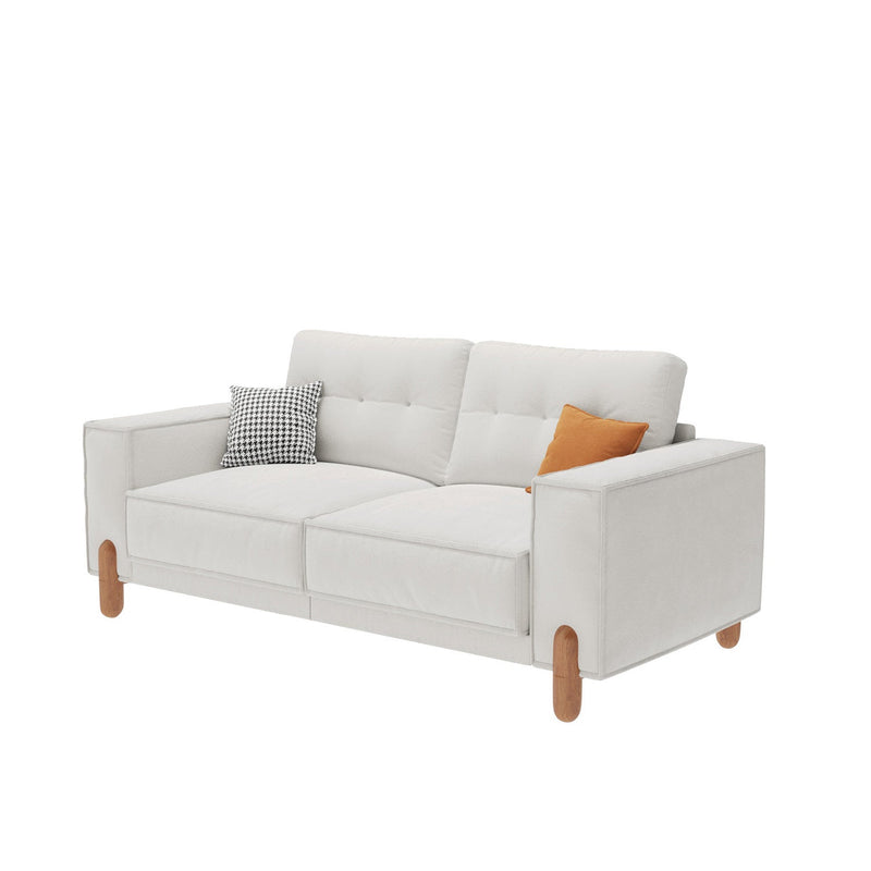 Walker Edison | Modern Teddy Tufted Loveseat Couch