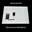 HSK A2 Artist tracing Light Box Copy Table 12V2A Adapter Dimmerable 5000 Lux Lock/Unlock Button Artcraft Light Pad for Tatto Drawing, Sketching, Animation,Diamond Painting by TinyTreasures Baby Boutique