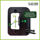 Gator Door Latch Restorer - Strike Plate (Oil Rubbed Bronze) by TinyTreasures Baby Boutique