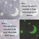 Toddler Chair, Glow in The Dark Kids Sofa Bean Bag Chair for Kids Children Couch Toddler Mini Sofa Armrest for Children, Lightweight Children Sofa(Moon Grey) by TinyTreasures Baby Boutique