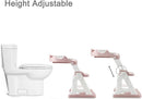 PandaEar Potty Training Seat with Step Stool Ladder, Toddler Toilet Seat for Kids Boys Girls, Comfortable Safe Potty Seat with Anti-Slip Pads Ladder & Bear Design -Pink by TinyTreasures Baby Boutique