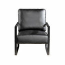 Classic Mid Century Modern Accent Chair With Durable Square Metal Frame, Armchair by Unique Piece Furniture