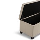 Dover - Upholstered Storage Ottoman Bench by Unique Piece Furniture