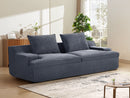 Nimbus - Oversized Full Foam 4 Seater Couch For Living Room Upholstered In Soft, Wide Armrests by HouseOfZazla