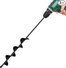 LONGRUN Auger Drill Bit for Planting, Garden Spiral Hole Drill for 3/8” Hex Drive Augers, Solid Shaft Hole Digger Easy Rapid Planter for Planting Trees, Bulbs, Seedlings-2.4"x22.84" by GreenHaven Gardens