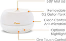 Crane Portable Ultrasonic Travel Humidifier and Diffuser, 0.2 Gallon Cool Mist, Optional Essential Oil Diffuser, No Filter Needed, White by TinyTreasures Baby Boutique
