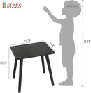 AWASEN Side Table, Small Black End Table for Living Room Bedroom Office Small Spaces, Modern Accent Side Table Nightstand with Solid Wood, Easy Assembly, (Black) by CozyNest Decor