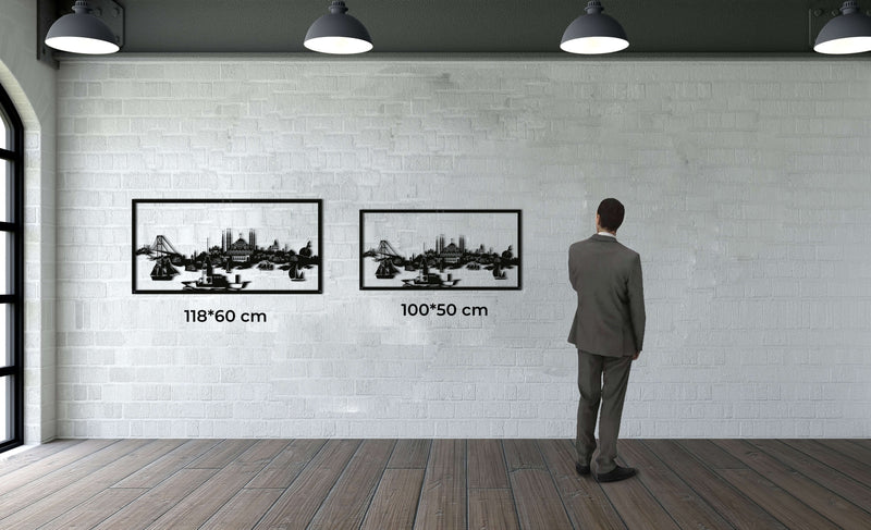 Istanbul Skyline Metal Wall Art
