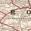 Vintage Map of South Carolina 1893