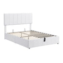 Elegant Upholstered Platform Bed With Hydraulic Storage System by HouseOfZazla