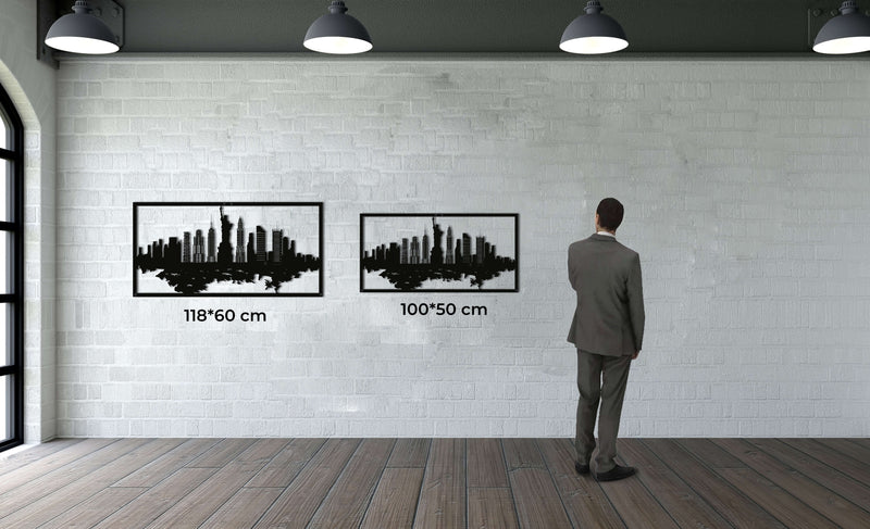 New York Skyline Metal Wall Art
