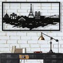 Paris Skyline Metal Wall Art