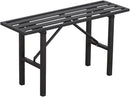 Plant Stand - Indoor/Outdoor Extra-Sturdy Aluminum Plant Stand with 300 LBS Capacity, L37.8 x W11.4 x H19.7 inch – Ideal for Patios, Gardens, Living Room Decoration by GreenHaven Gardens