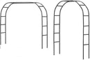 Tytroy Reconfigurable & Easy-to-Assemble Metal Outdoor & Indoor 7'6" Xmas Arch Garden or Wedding Arch Arbor for Wedding Bridal Party Elegant Decorations & Garden Climbing Plants Vines (Black 1PC) by GreenHaven Gardens