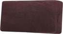 H.VERSAILTEX Velvet Stretch Individual Couch Cushion Cover Plush Cushion Slipcover for Loveseat Sofa Cushion Furniture Protector Seat Cushion Sofa Cover (1 Piece Sofa Cushion Cover, Brown) by CozyNest Decor