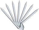 Moose Supply Steel Tent Stakes Heavy Duty Ground Stake, Metal Stakes to Anchor Commercial Inflatables, Outdoor Camping Canopy, Fence, Garden Tent Accessories, 1" Diameter x 18" Length, 10 Pack by CozyNest Decor