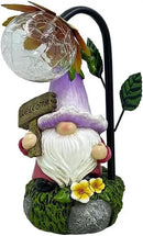 Garden Gnomes Outdoor Statue with Solar Lights Welcome Gnome Home Garden Decor Mom Gifts for Yard Patio Home Garden by GreenHaven Gardens