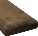 H.VERSAILTEX Velvet Stretch Individual Chaise Cover Sectional Couch Covers for L Shaped Sofa Both Left/Right Furniture Protector Seat Cushion Sofa Cover (1 Piece Chaise Cover, Bronze Brown) by CozyNest Decor