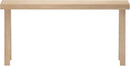 Plank+Beam Solid Wood Console Table, 66 Inch, Sofa Table, Narrow Entryway Table for Hallway, Behind The Couch, Living Room, Foyer, Easy Assembly, Blonde by CozyNest Decor