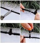 Drip Irrigation kit Plant Watering System Gravity Fed Irrigation Water Drip Setfor Garden Greenhouse Yard Lawn Home or Vacation Use 5M 8/11" Tube 10 Nozzles by GreenHaven Gardens
