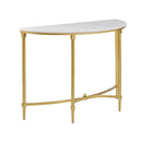 Bordeaux - Console Table - White / Gold by HouseOfZazla